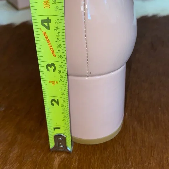 Stuart Weitzman MJ 60 Women's Pink Patent Chunky Pumps Heels Mary Jane - Picture 9 of 9